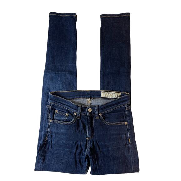 Rag & Bone Cate Ankle Skinny Heritage Blue Skinny Jeans Size 26 - Picture 5 of 14